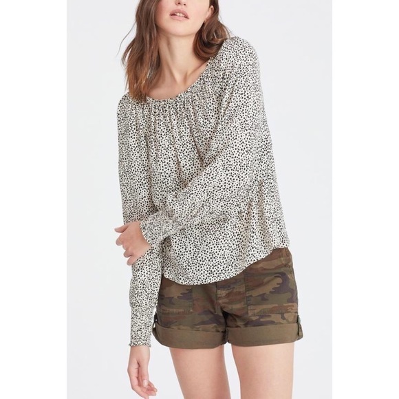 SANCTUARY Sunshine Blouse Teeny Spots Size Small - Picture 1 of 15